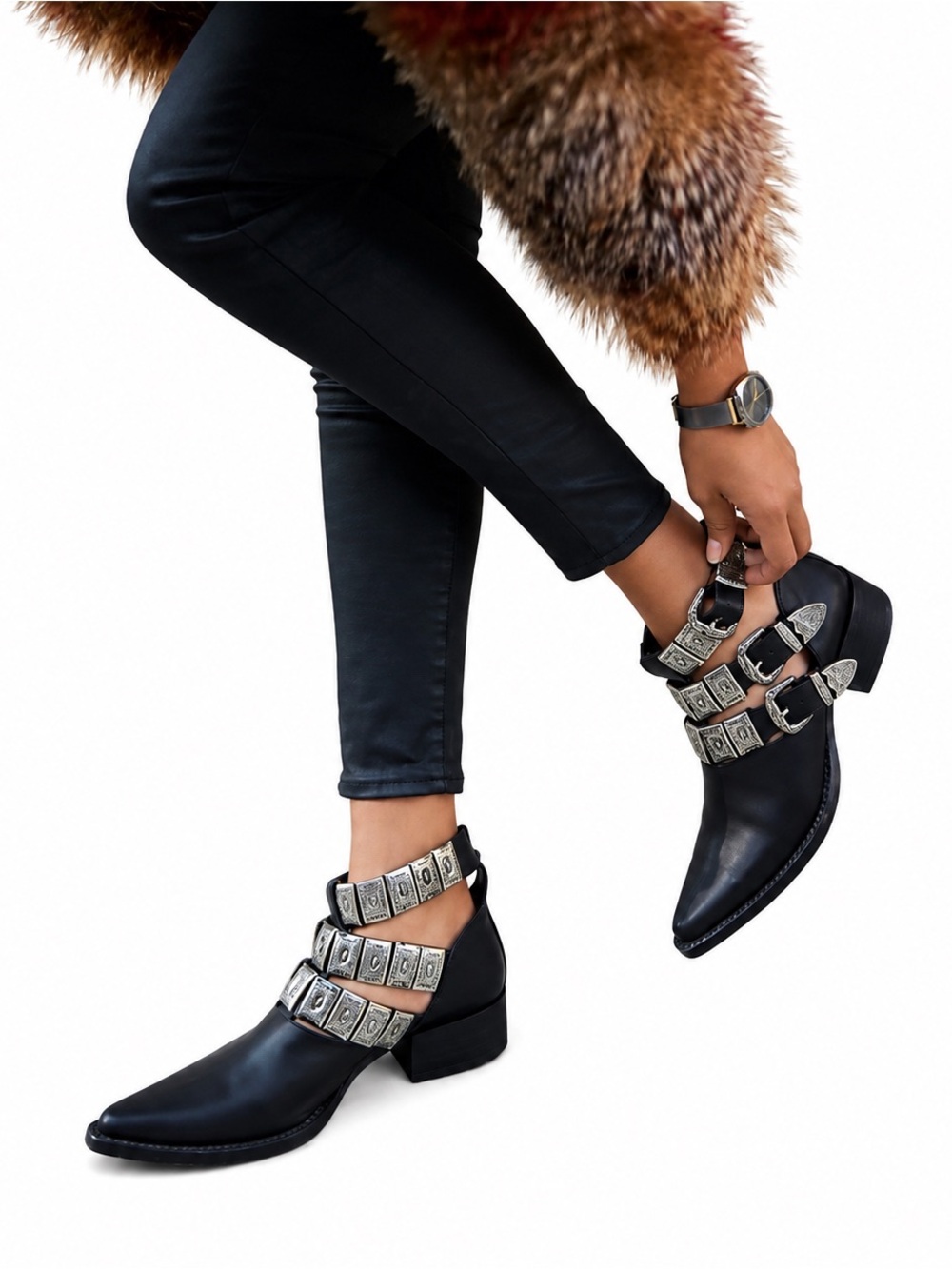 Free People x Jeffrey Campbell Ace Western Boot US 7 Sold Out